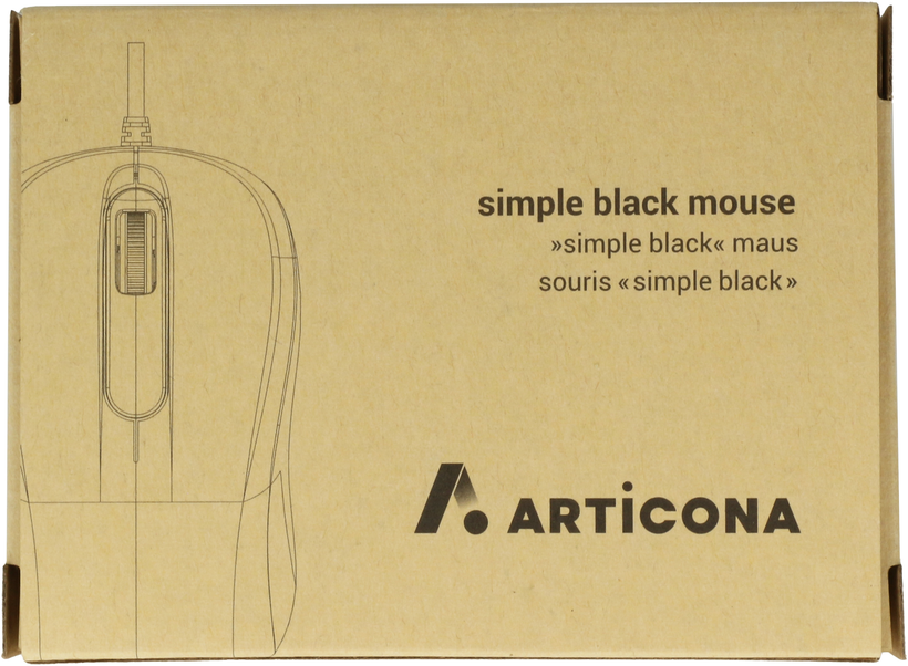Mouse ARTICONA Simple Black