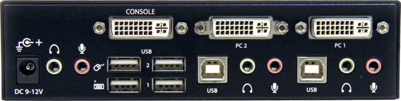 Switch KVM DVI-I 2 porte StarTech