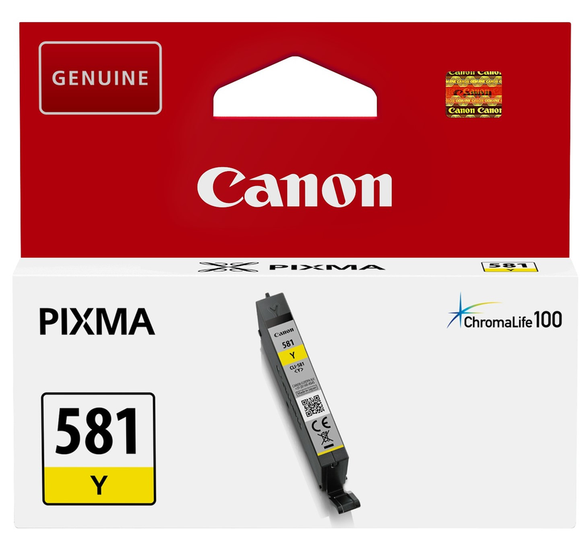 Tinta Canon CLI-581Y, amarillo