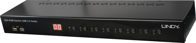 LINDY KVM Switch Pro 8-port DVI+USB 2.0