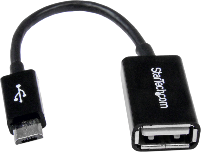 Câble USB StarTech type A - microB 0,12m