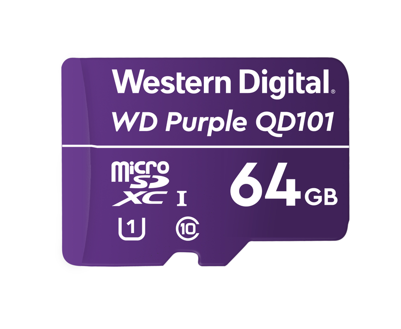 MicroSDHC WD Purple SC QD101 64 GB