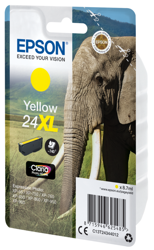 Epson 24XL Tinte gelb