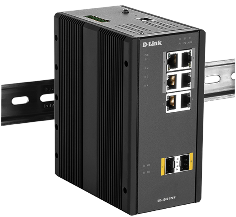 D-Link DIS-300G-8PSW PoE Industrieswitch