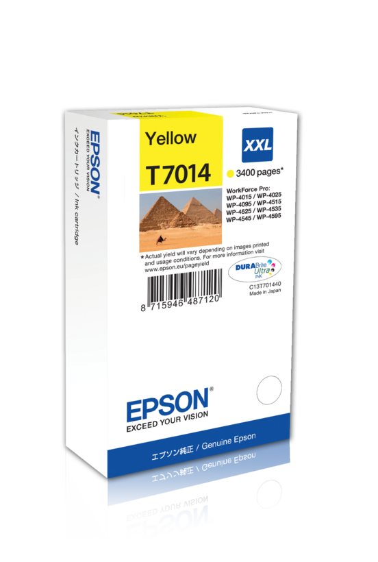 Epson T7014 tinta sárga
