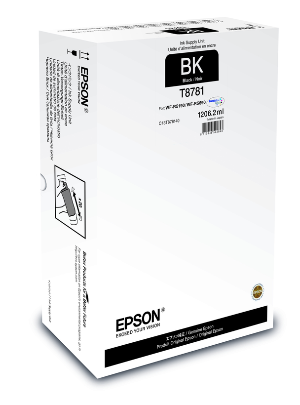 Epson T878 XXL tinta, fekete