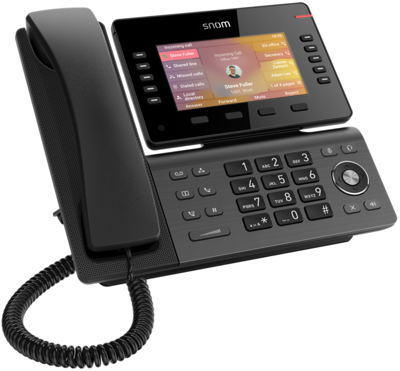 Snom D865 IP Desktop Telefon schwarz