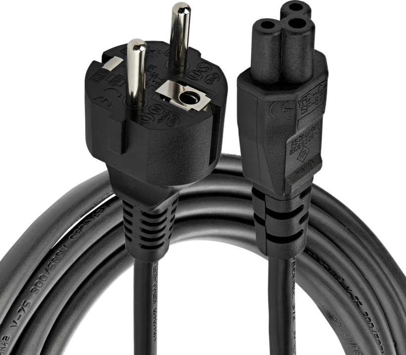 Cable alim. corriente M - C5 H 2 m, neg.