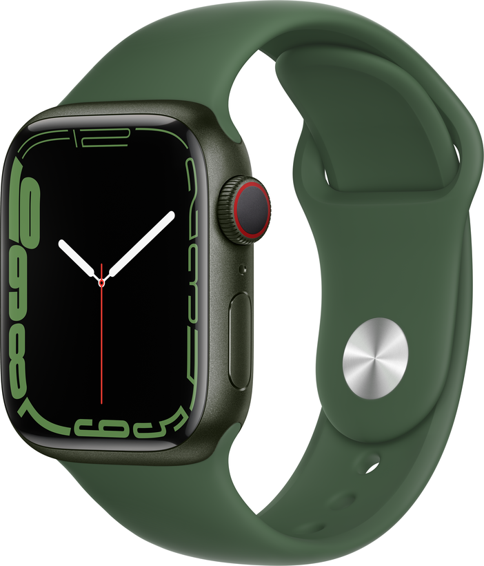 Apple Watch S7 GPS+LTE 41 mm alum. verde