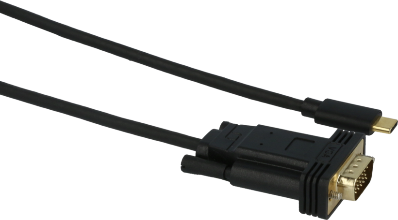 Câble USB-C m. - HD15 (VGA) f., 2 m
