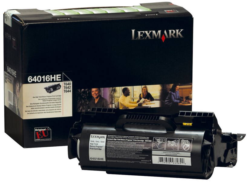 Vratný toner Lexmark T64x černý