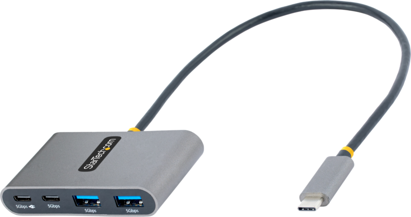StarTech USB Hub 3.0 4-portos szürke
