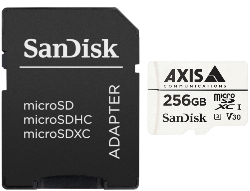 Cartão microSDXC AXIS Surveillance 256GB