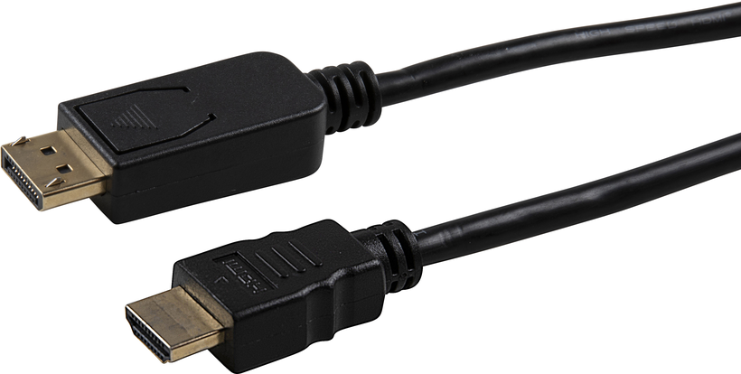 DisplayPort - HDMI kábel, 3 m