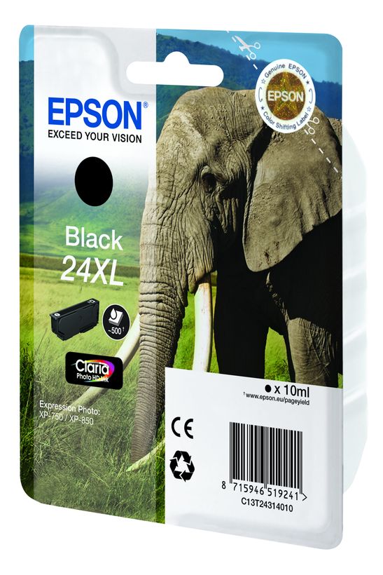 Epson 24XL tinta, fekete
