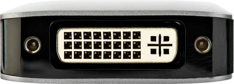 Adaptador USB-C m. - DVI-I h. gris