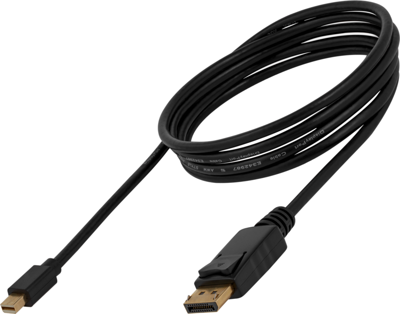Cable DisplayPort/m-Mini DP/m 1.8m Black