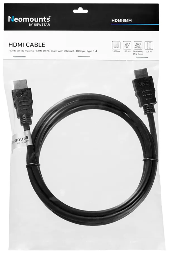 Neomounts HDMI6MM HDMI 1.8m Cable