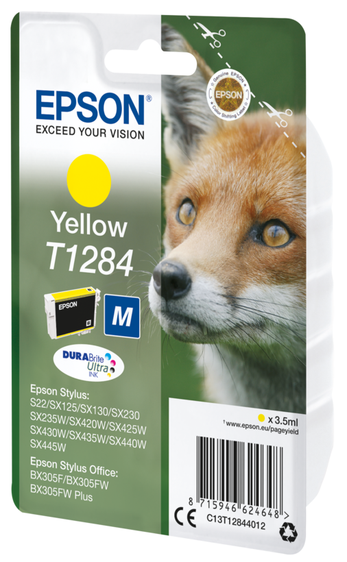 Epson T1284 tinta, sárga
