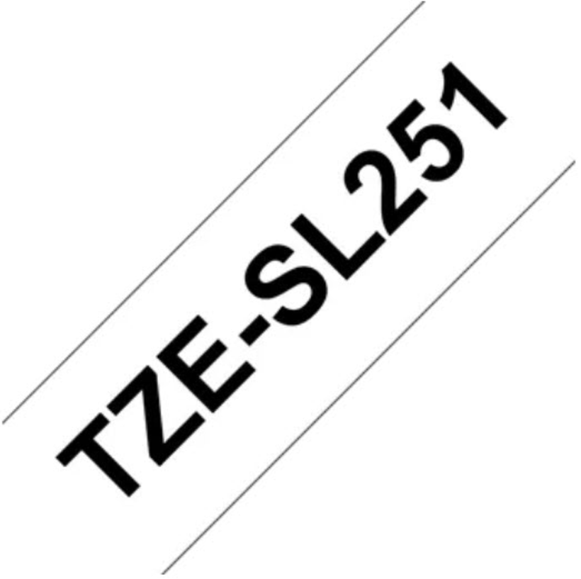 Nastro scrittura TZe-SL251 24mmx8m bianc