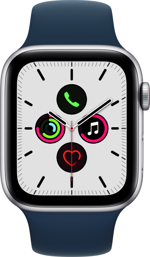 Apple Watch SE GPS+LTE 44mm Alu Silver