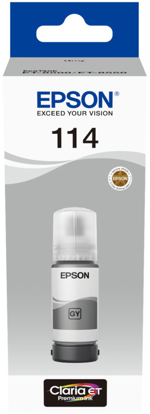 Inkoust Epson 114 šedý