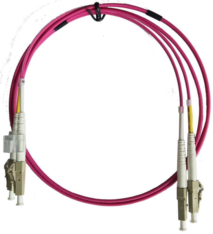 Kabel krosowy FO duplex LC-LC 2m 50/125µ