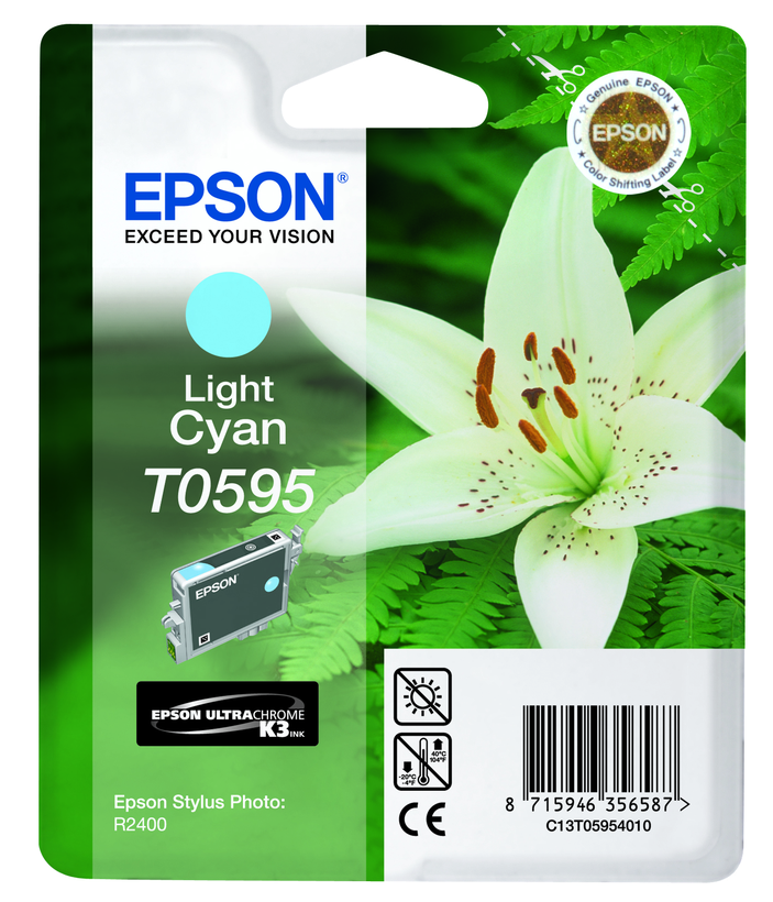 Tinteiro Epson T0595 ciano-claro
