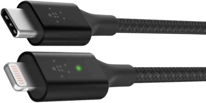 Belkin USB Type-C - Lightning Cable 1.2m
