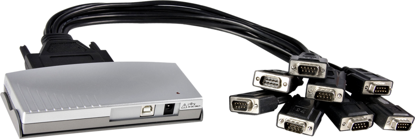 Adapter 8x DB9/m (RS232) - USB-B/f