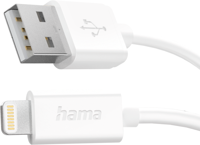 Cabo Hama USB tipo A - Lightning 1 m