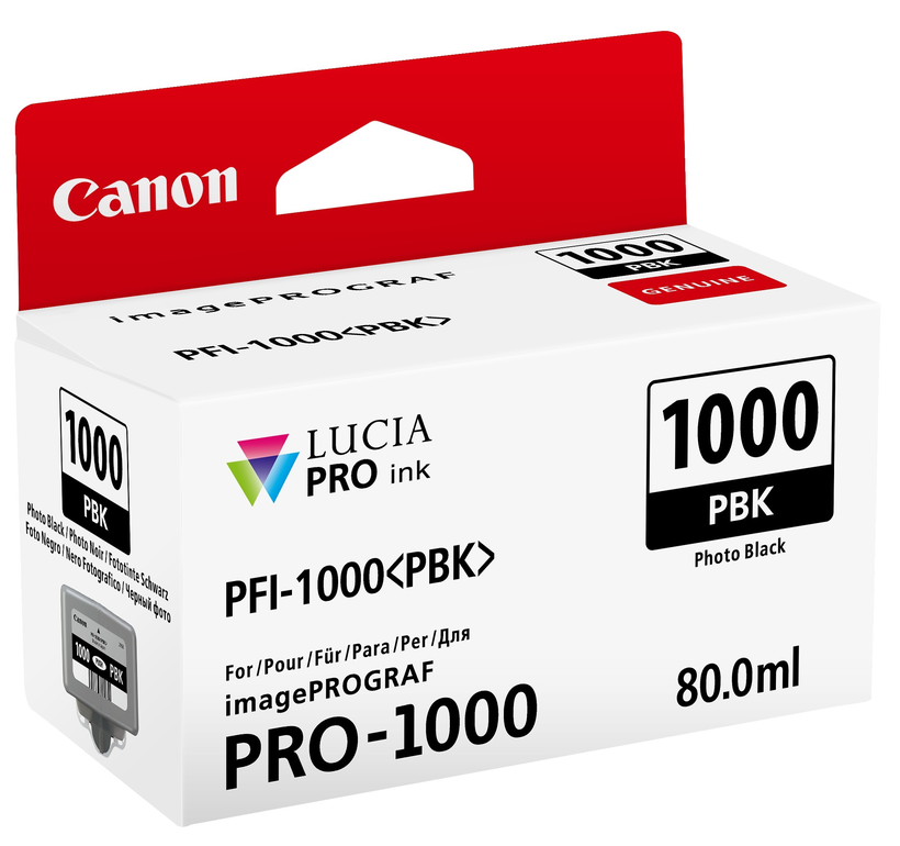 Canon PFI-1000PBK tinta, fotó-fekete