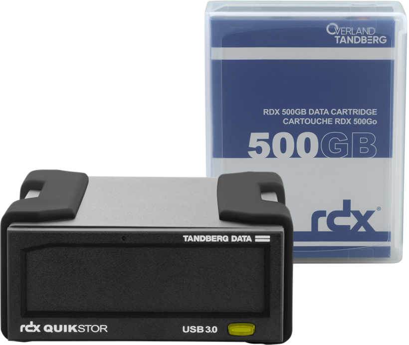 Unidad USB externa Tandberg RDX 500GB