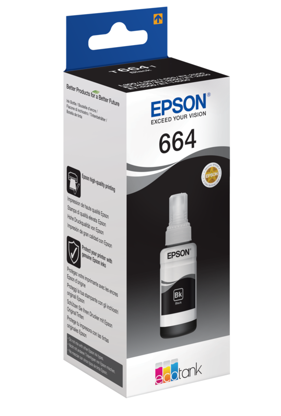 Tinteiro Epson T6641 preto 70 ml