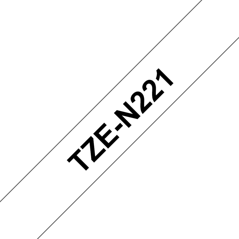 Nastro di scrittura TZe-N221 9mmx8m bian