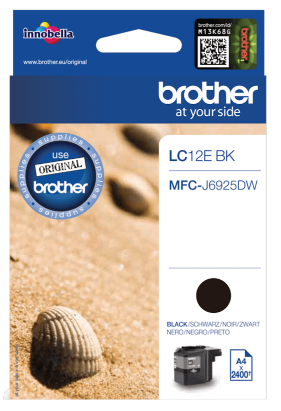 Brother LC-12EBK tinta, fekete