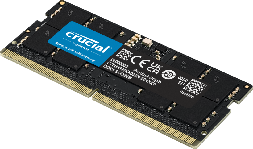 Mémoire 8 Go Crucial DDR5 4 800 MHz