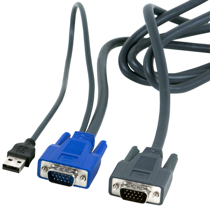 ARTICONA KVM Cable VGA USB 3m