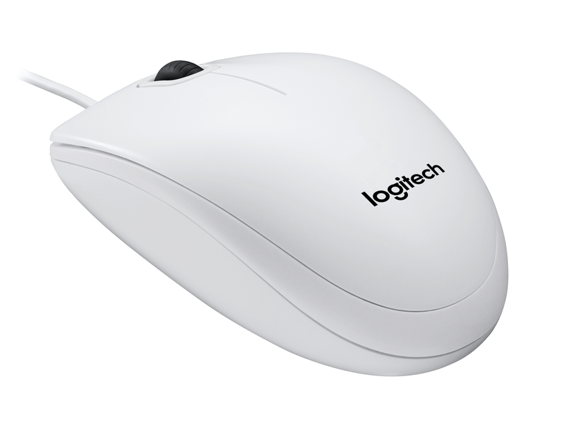 Mouse ottico Logitech B100 bianco FB