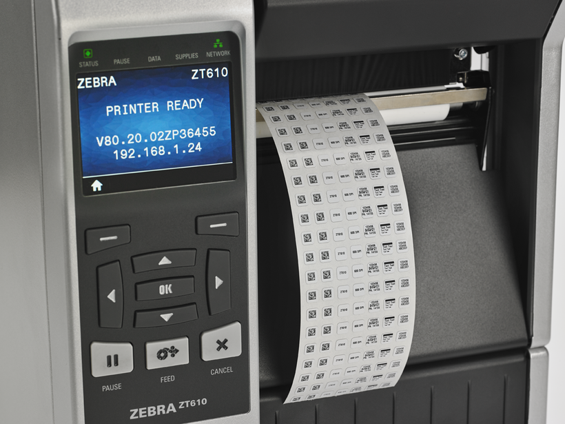 Imprimante BT Zebra ZT610 TT 203 dpi