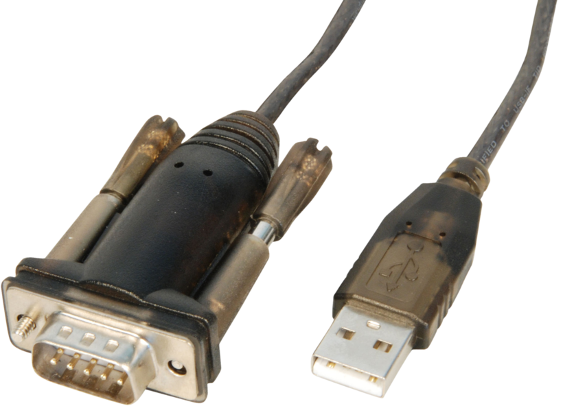 Adapt. DB9 m. (RS232)-USB tipo A m. 1,5m