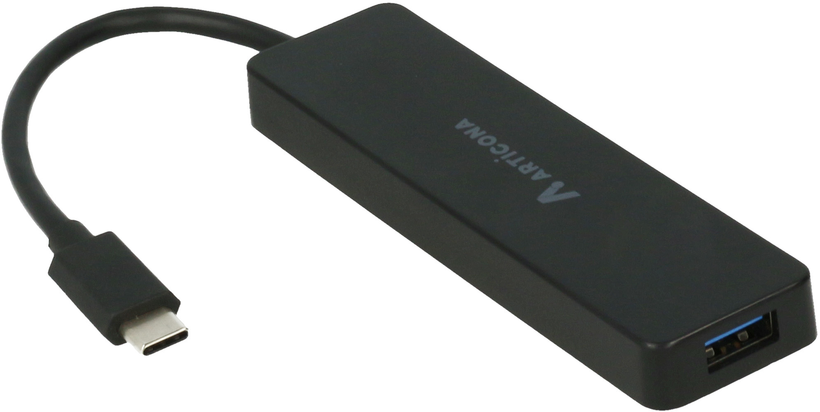 ARTICONA USB Hub 3.0 4-port USB-C Black
