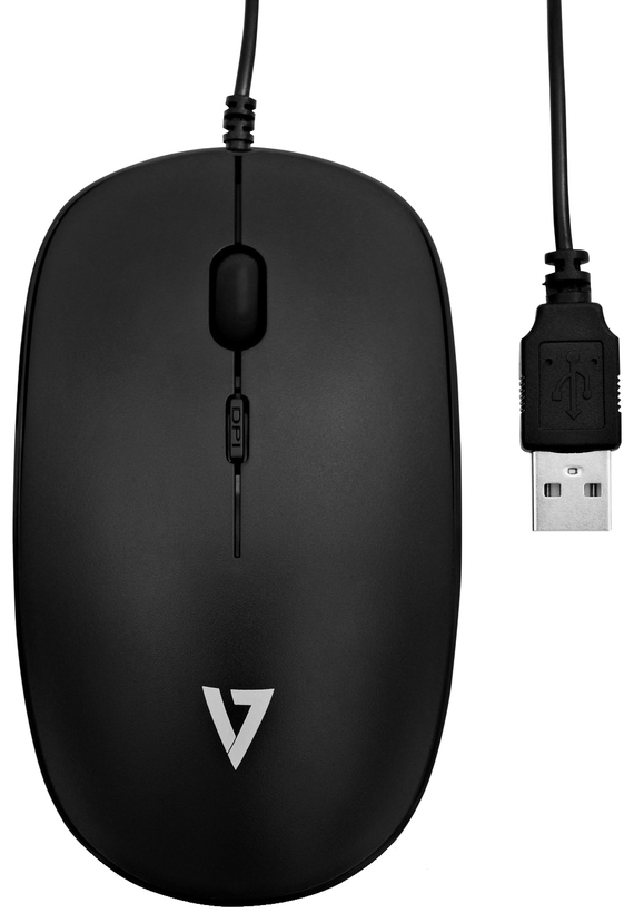 Mouse ottico USB V7 nero