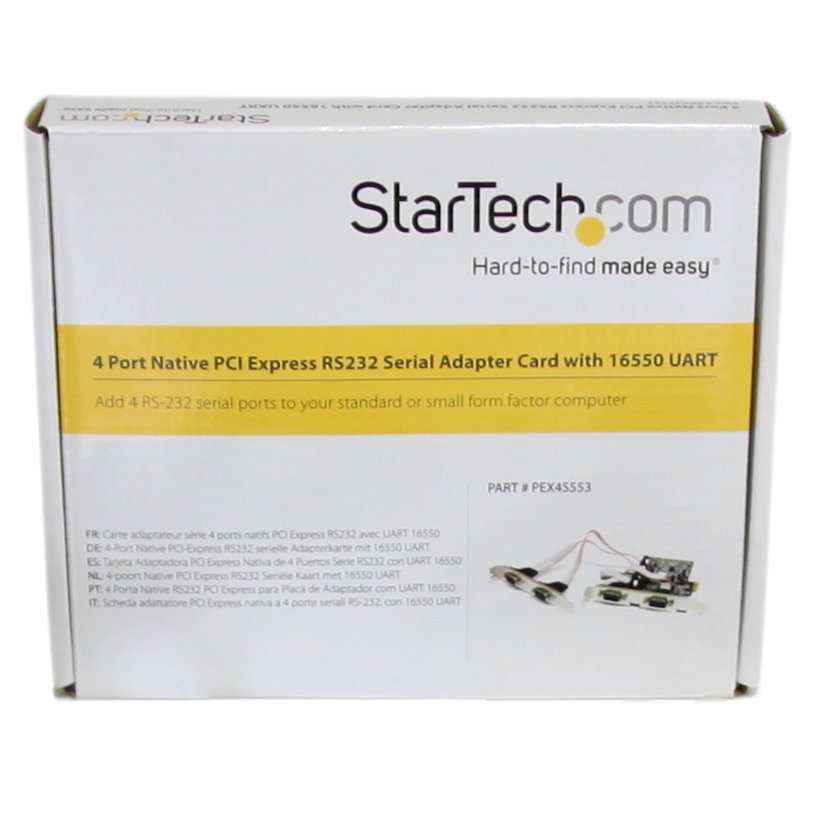 StarTech 4-Port PCIe RS232 Adapterkarte