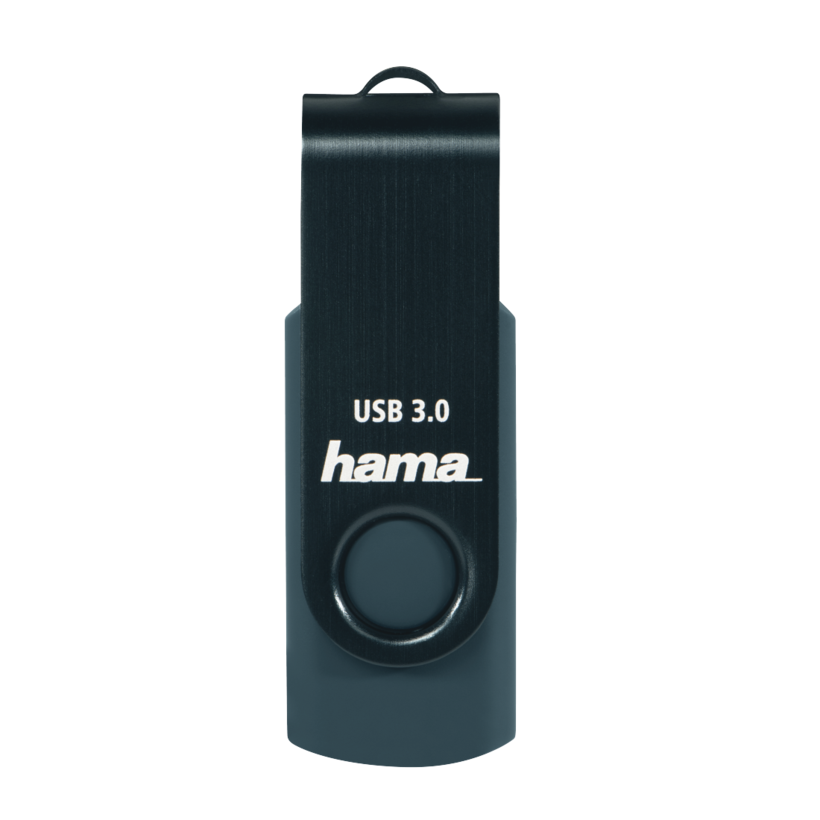 Hama Rotate 64GB USB Stick Petrolblau