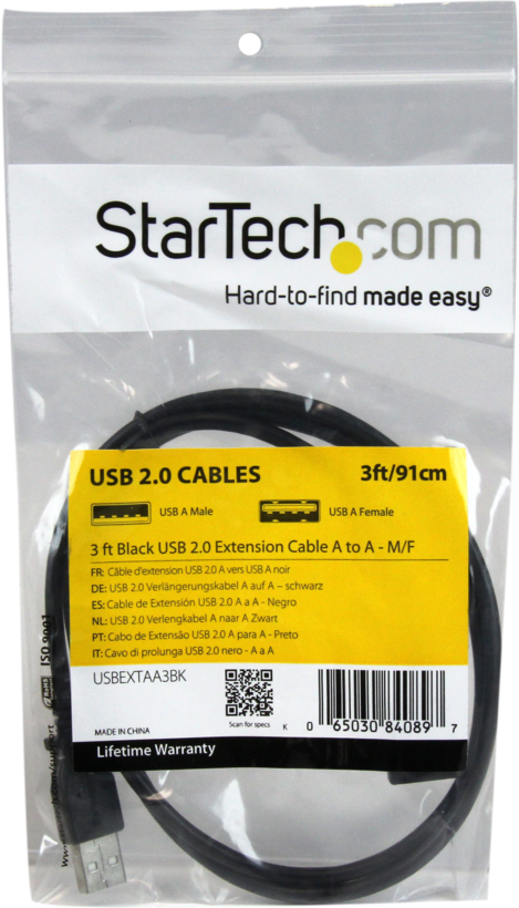 Rallonge USB A StarTech, 0,9 m
