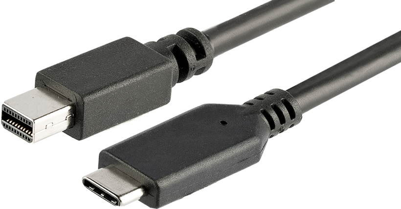 Adaptateur USB-C m. - mini DP m., 1 m