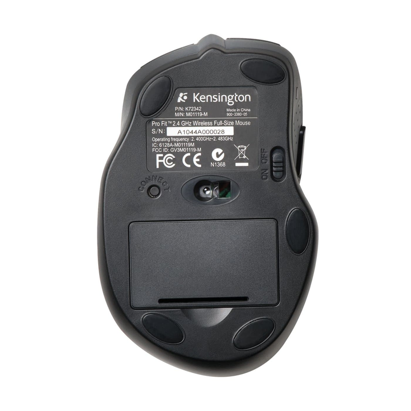 Kensington ProFit Full-S. Mouse Wireless