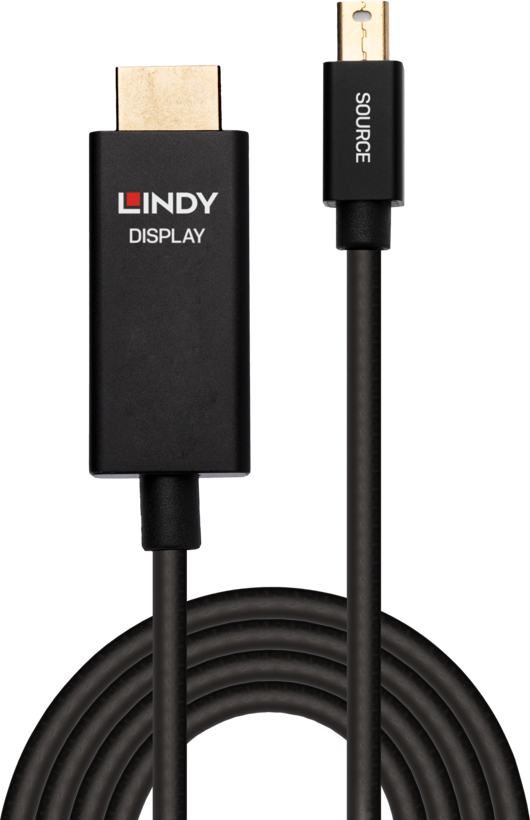 Cavo mini DP - HDMI attivo LINDY 2 m