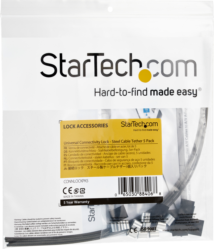 Protection câble StarTech, x5